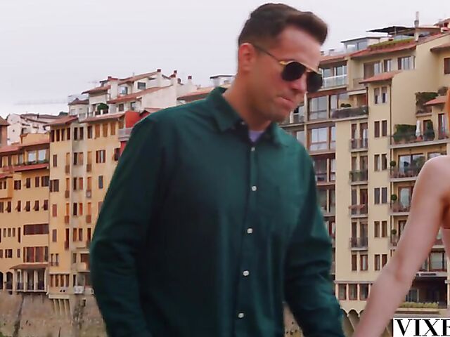 Sex adventure of redhead pornstar Scarlett Jones