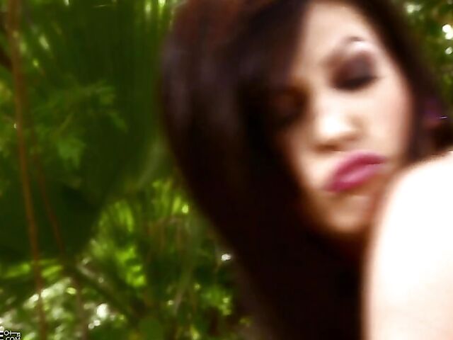 Femdom fuck in the outdoors with horny Roxy Deville