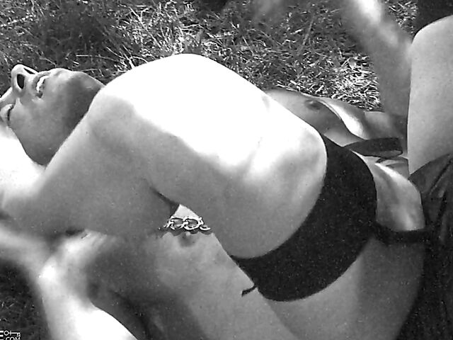 Femdom fuck in the outdoors with horny Roxy Deville