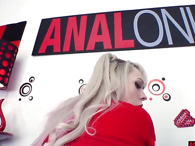 Ass eating and ass fucking with AnalOnly blonde Ava Sinclaire