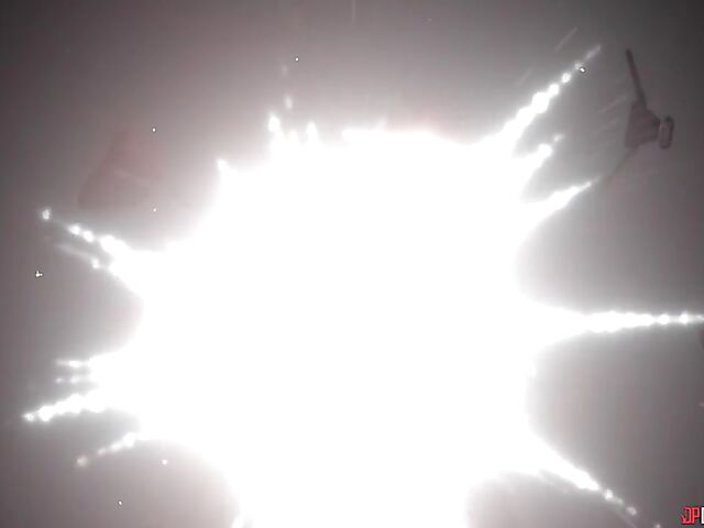 Pink-haired ebony Kiki Minaj anal drilled by a big white dick in the space