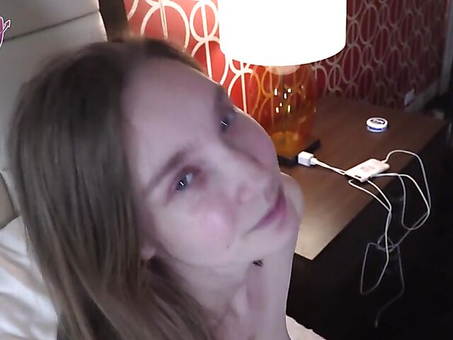 Cute teen Claire Roos gets screwed POV style in her bed