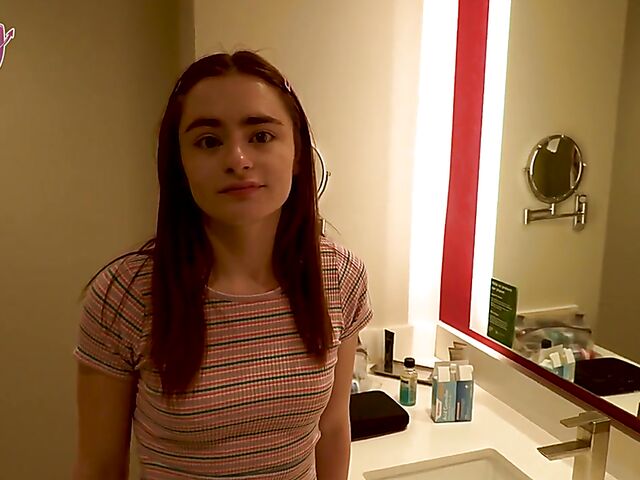 Reese Robbins - Small tits teen POV with her stepdaddy