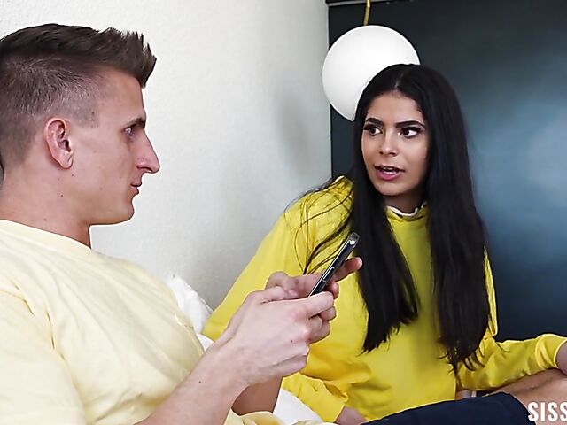 Step sister swap teen foursome with Angel Gostosa and Lily Lou