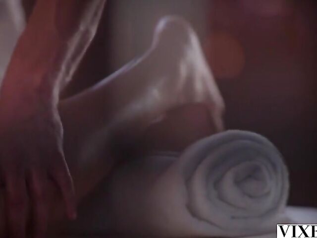 When sensual massage leads to hard sex featuring beautiful Kayley Gunner