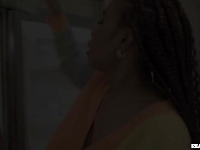 Interracial lesbians with big natural tits Jenna Foxx and Indica Flower