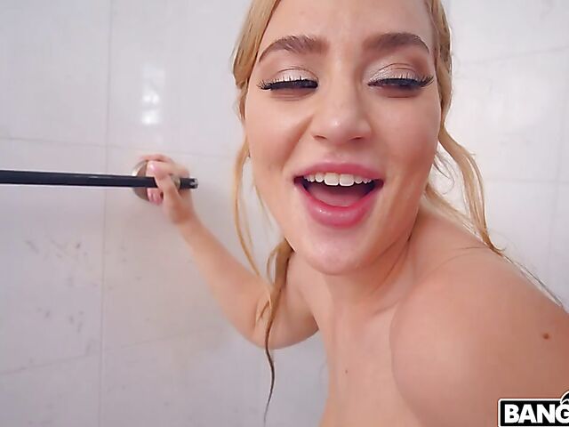 Bathroom fuck with young big tits girl Blake Blossom