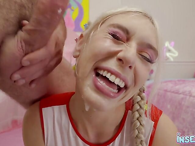 Kay Lovely - Blonde cheerleader POV fucking while on the phone