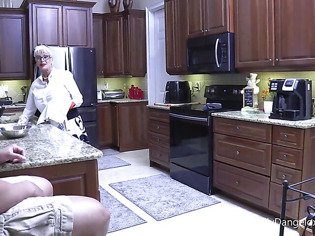 Big tits mature housewife Sally Dangelo gets horny