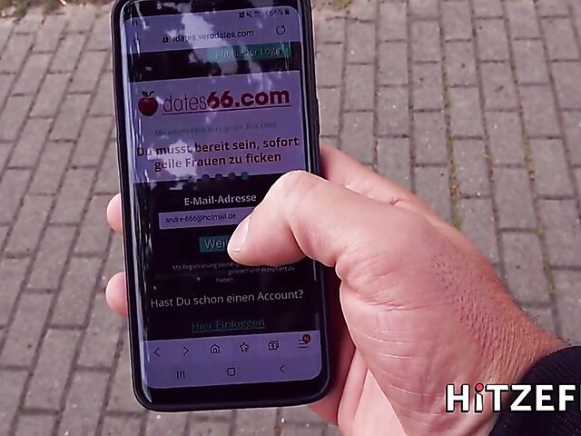 Blue-eyed blonde slut Arteya shows her goods in public and gets nailed in POV