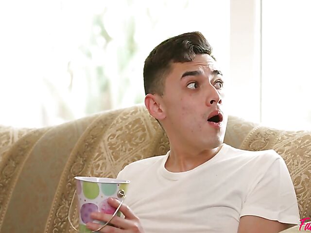 Happy Easter foursome family fuck with Caitlin Bell and Scarlet Skies