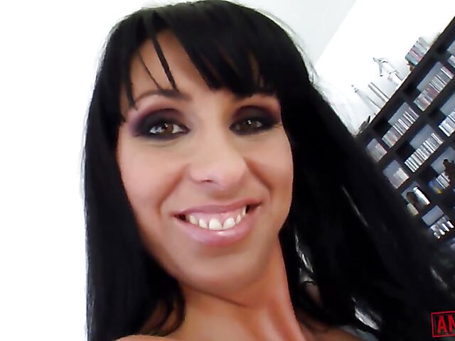 Lisa Sparkle - Tight ass brunette DP and anal fuck