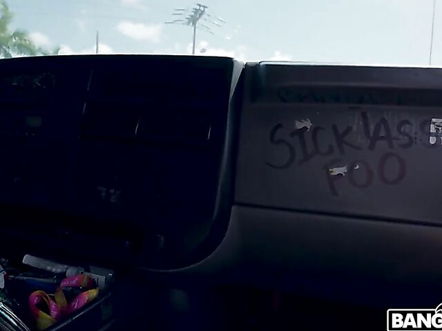 Van fuck adventure of big natural boobs girl JC Wilds