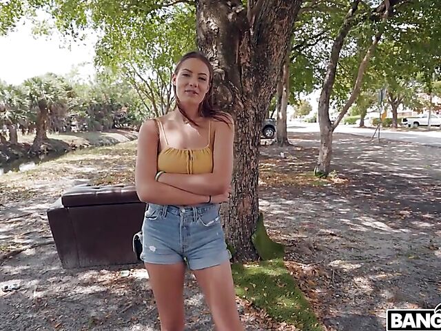 Van fuck adventure of big natural boobs girl JC Wilds