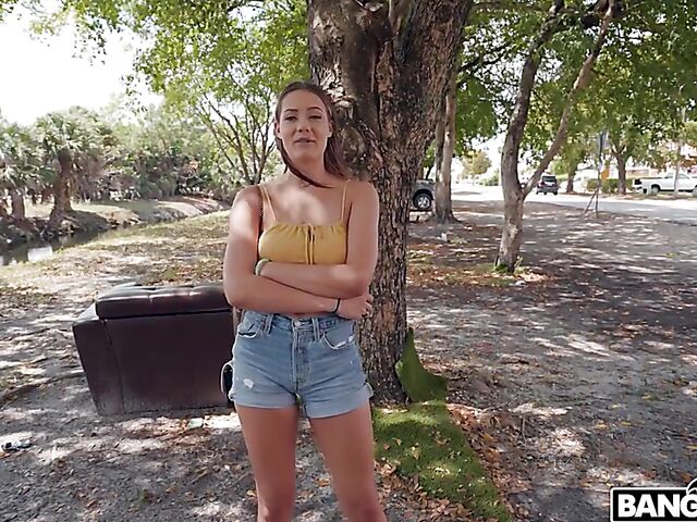 Van fuck adventure of big natural boobs girl JC Wilds