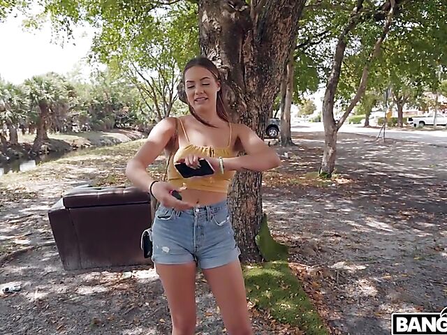 Van fuck adventure of big natural boobs girl JC Wilds