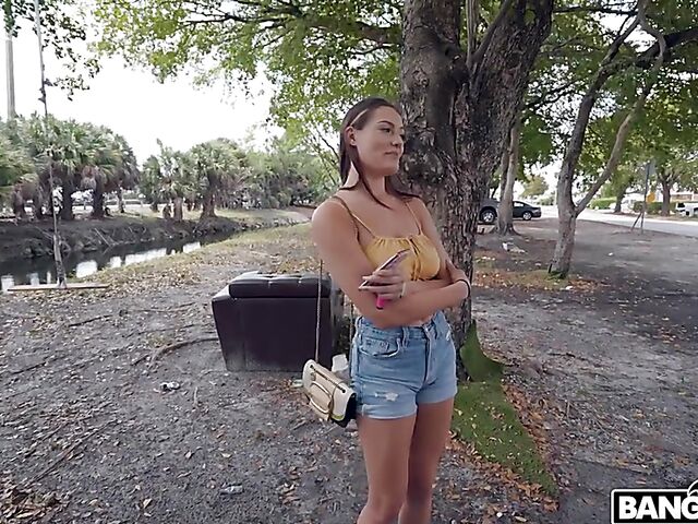 Van fuck adventure of big natural boobs girl JC Wilds