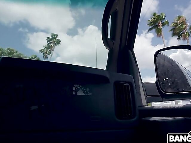 Van fuck adventure of big natural boobs girl JC Wilds