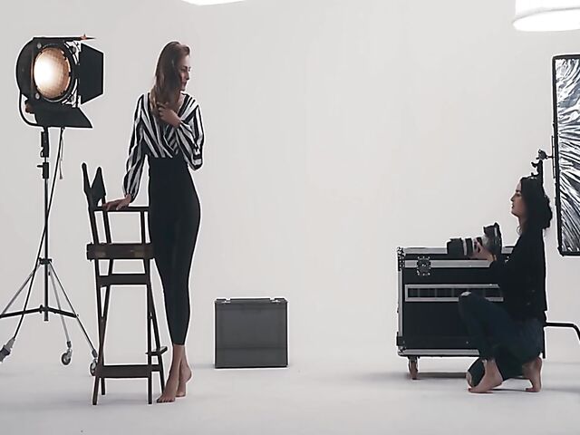 Leanne Lace gets eaten out by lesbian photographer Sylvia