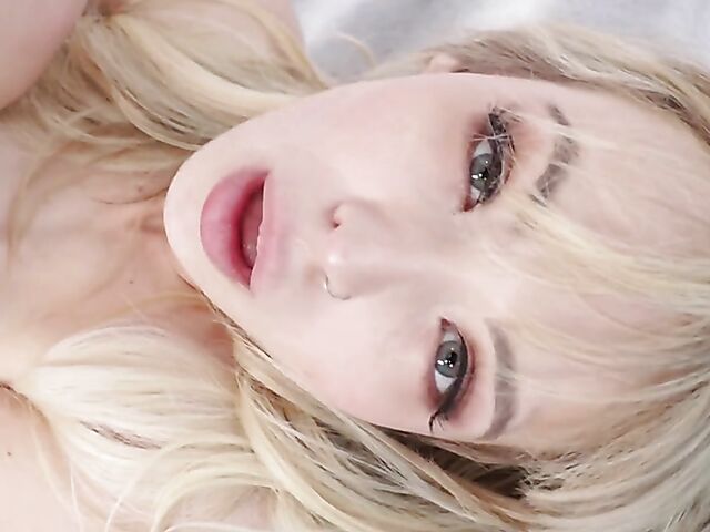 Blonde interracial black cock madness featuring Lilly Bell
