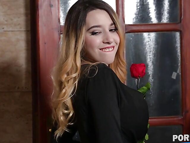 Romantic first date dinner with busty anal beauty Safira Yakkuza