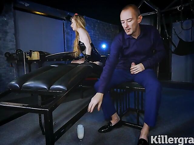 Submissive teen latex fuck featuring Baby Kxtten