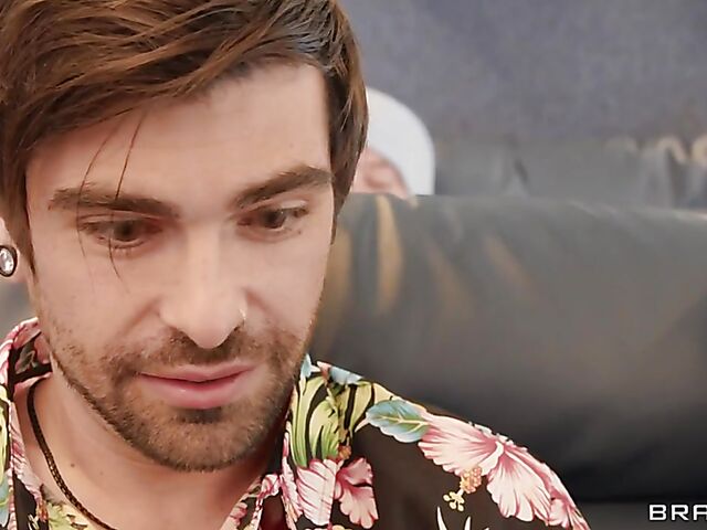 Interracial threesome sex on a plane with LaSirena69 and ebony air hostess Hazel Grace