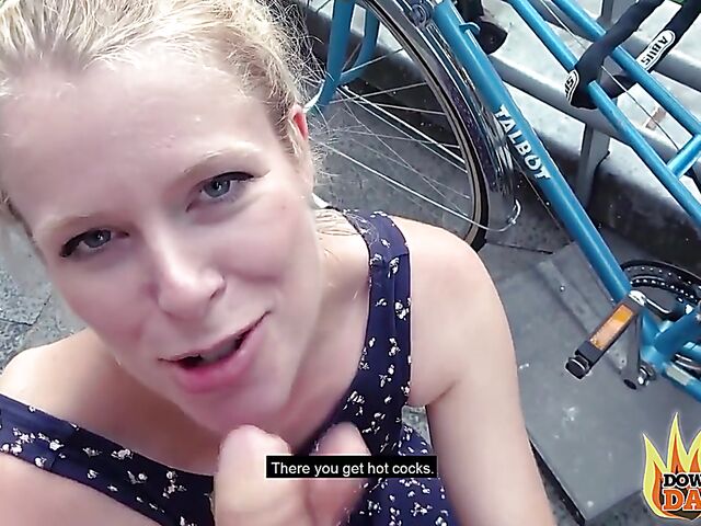 German public fuck with pierced clit blonde Claudia Swea aka Claudia Bitch