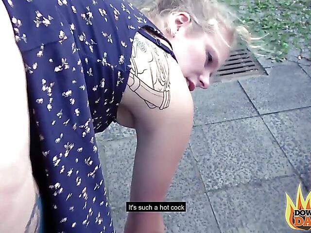 German public fuck with pierced clit blonde Claudia Swea aka Claudia Bitch