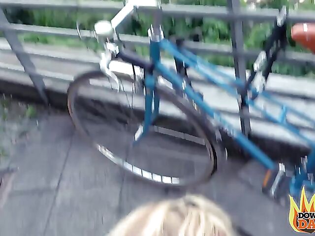 German public fuck with pierced clit blonde Claudia Swea aka Claudia Bitch