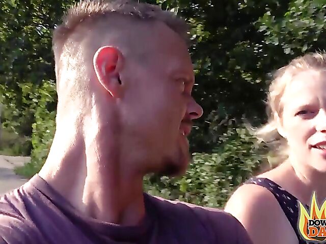 German public fuck with pierced clit blonde Claudia Swea aka Claudia Bitch