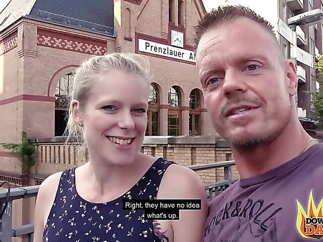 German public fuck with pierced clit blonde Claudia Swea aka Claudia Bitch