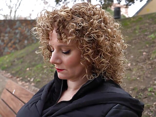 Curly lesbian mom Merce gets toy fucked by young Melany Furie