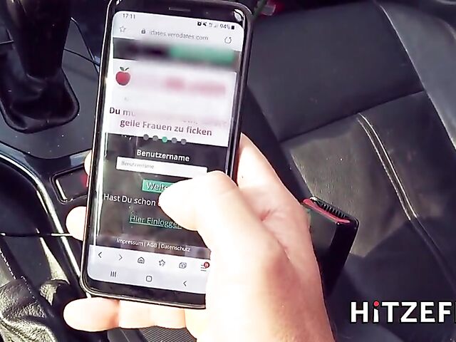 Car BJ and POV public sex outdoors in a mini skirt with Megan Venturi