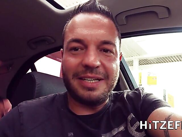 Car BJ and POV public sex outdoors in a mini skirt with Megan Venturi