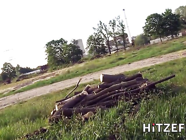 Car BJ and POV public sex outdoors in a mini skirt with Megan Venturi