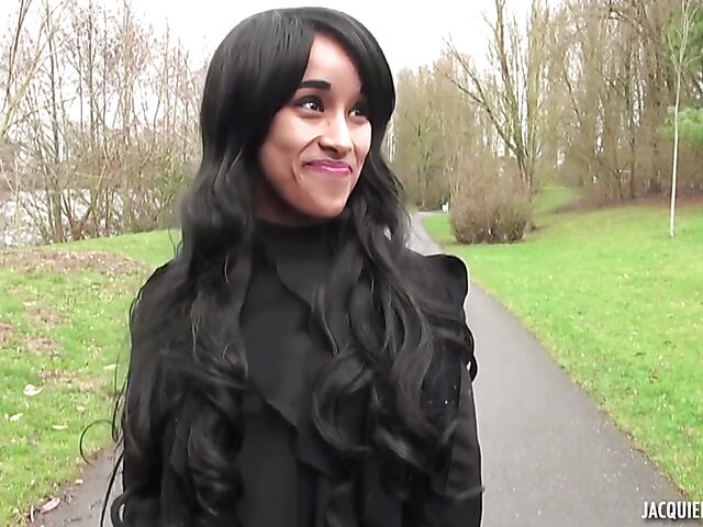 Stockings and lingerie fuck with exotic Moroccan babe Shirinna Nouna doing a French guy