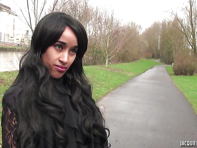 Stockings and lingerie fuck with exotic Moroccan babe Shirinna Nouna doing a French guy