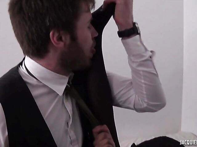 Stockings and lingerie fuck with exotic Moroccan babe Shirinna Nouna doing a French guy