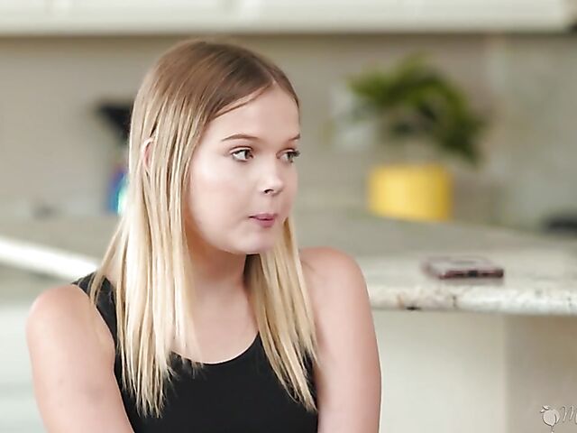 Lesbian milf and teen featuring Kit Mercer and Coco Lovelock