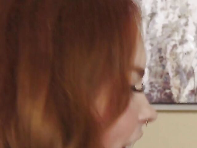 Summer Hart - Big tits redhead MILF with a round ass shows off her body and gets a dicking