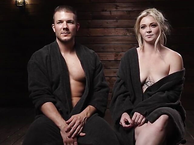 Hardcore bondage fuck with blonde slave Kay Carter