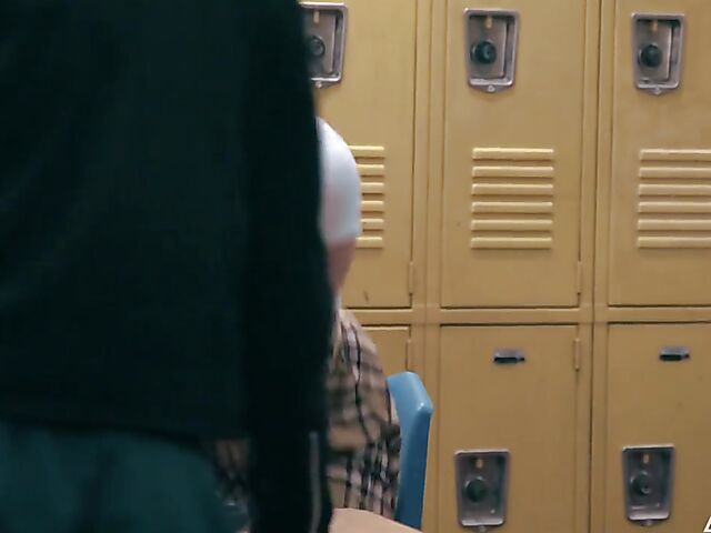 Lesbian strapon threesome at school with teacher Katie Morgan and two bad girls Lola Fae and Leda Lotharia