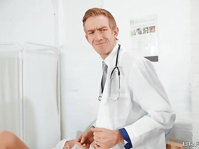 Sexy lingerie fuck in the hospital with big cock doctor Danny D and big titted Kiki Daniels