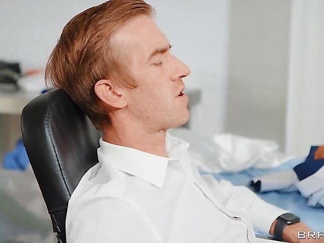 Sexy lingerie fuck in the hospital with big cock doctor Danny D and big titted Kiki Daniels