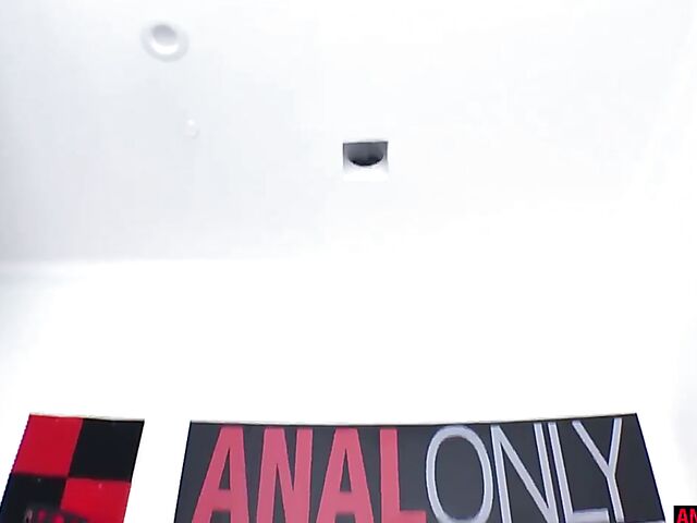 Red stockings girl Ailee Anne close up anal