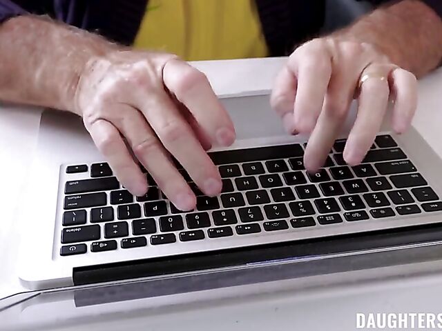 Old men young girls foursome with Liz Jordan and Charly Summer