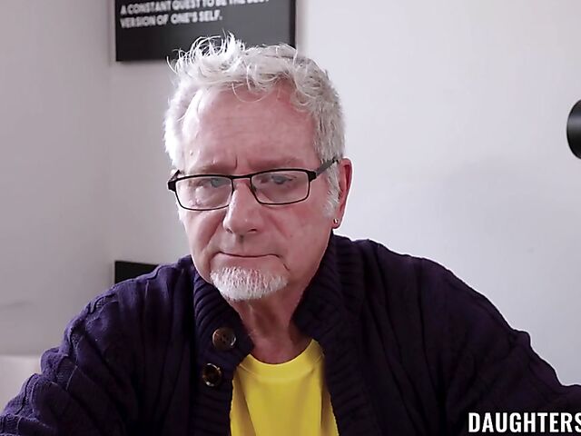 Old men young girls foursome with Liz Jordan and Charly Summer