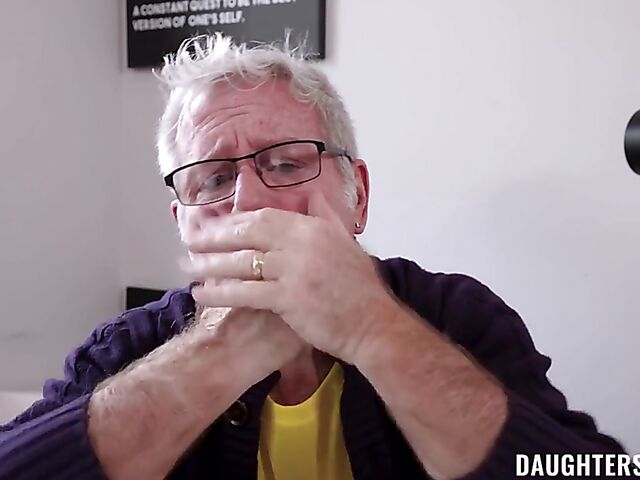 Old men young girls foursome with Liz Jordan and Charly Summer