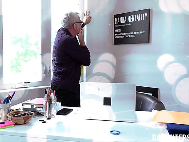 Old men young girls foursome with Liz Jordan and Charly Summer